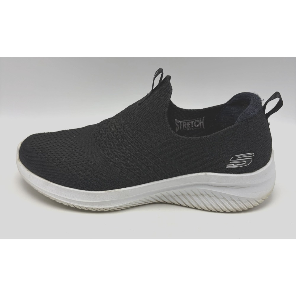 Skechers Shoes Womens 7 Ultra Flex 3.0 Black Sneakers Stretch Memory Foam